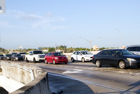 Northbound Off Ramp at Gateway Boulevard